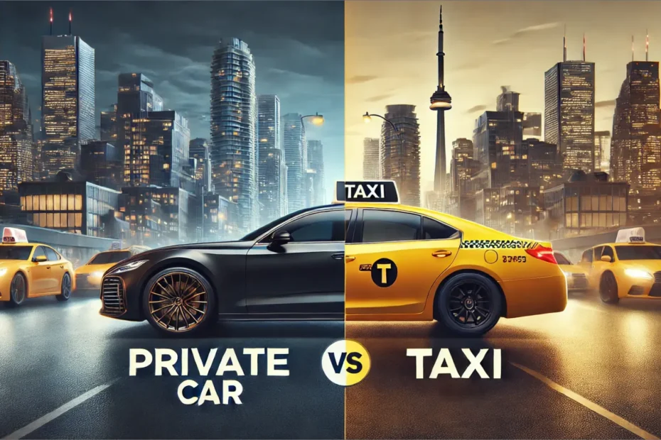 Private Car Services vs Taxi in Toronto