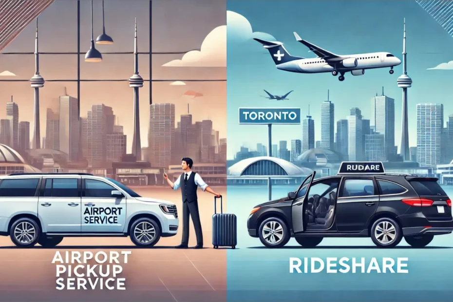 Toronto Airport Pickup Service vs. Rideshare